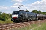 E189 928 CTL Logistik am 05.06.2009 kurz vor berquerung des Mittellandkanals bei Peine