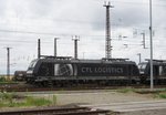 185 572-5 von CTL Logistics steht am 03.August 2016 abgestellt in Grokorbetha.
