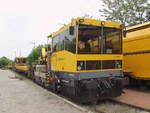 Gleisarbeitsfahrzeug BAWOMAG 54.22  (97 17 56 025 17 - 9) der Bahnbau Gruppe GmbH, 12489 Berlin am 18.