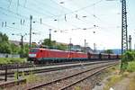 DB Cargo 189 100-1 und 189 040-5 mit dem Erzbomber Leerzug aus Dillingen beim Sommerfest im DB Museum Koblenz Lützel am 22.06.19.