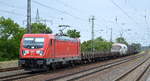 DB Cargo Deutschland AG mit  187 169  [NVR-Number: 91 80 6187 169-8 D-DB] und gemischtem Güterzug am 06.07.19 Saarmund Bahnhof.