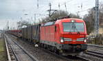 DB Cargo AG [D] mit  193 389  [NVR-Nummer: 91 80 6193 389-4 D-DB] und gemischtem Güterzug am 27.02.20 Berlin Hirschgarten.