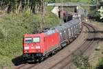 DBC 185 308-4 mit dem  Nievenheimer  auf der Hamm-Osterfelder Strecke in Recklinghausen 27.4.2020