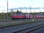 DB Cargo Ludmilla, 233 511-5 ( 9280 1233 511-5 D-DB ) auf der Durchfahrt in Gera am 27.10.2020