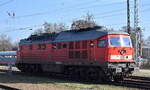 DB Cargo AG, Mainz mit ihrer  232 428-3  (NVR:  92 80 1232 428-3 D-DB ) am 29.02.24 Vorbeifahrt Bahnhof Stendal Hbf.