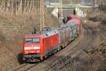DBC 152 082-4 auf der Hamm-Osterfelder Strecke in Recklinghausen 24.3.2021