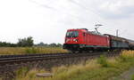 Zur Abwechslung darf die DB auch mal einen Güterzug auf der Strecke zwischen Ansbach und Gunzenhausen fahren.