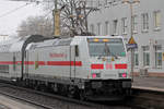 146 555-8 als Schublok hinter IC 2201 nach Köln Hbf.