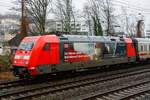 101 115-4  Bahnbonus  mit IC2044 in Wuppertal, am 05.02.2023.
