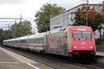 DB 101 064-4 mit IC 2205 nach Köln in Recklinghausen 12.10.2019