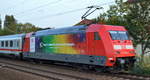 DB Fernverkehr AG [D]  101 098-2  [NVR-Nummer: 91 80 6101 098-2 D-DB] als Schublok mit IC Wagengarnitur Richtung Hauptbahnhof Berlin (tief) auf dem Berliner Innenring aus Richtung Berlin Grunewald