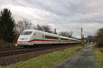 DB Fernverkehr ICE2 Steuerwagen am 14.02.20 in Maintal Ost 