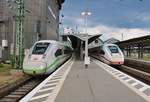 DB Fernverkehr ICE4 9028 (412 xxx) und 9036 (412 xxx) am 20.06.20 in Frankfurt am Main Hbf 