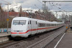 DB 401 574-9 als ICE 927 nach Passau in Recklinghausen 6.3.2023