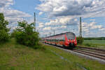 442 221 als S1 39177 (Bamberg - Hartmannshof) bei Eggolsheim, 29.05.2020 Grüße an den Tf!