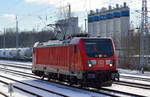 DB Regio Nordost mit  147 016  [NVR-Nummer: 91 80 6147 016-0 D-DB] am 12.02.21 Berlin Greifswalder Str.