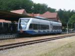 UBB 646 125,am 23.Juni 2012,im Bahnhof Heringsdorf.