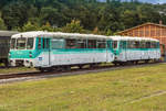 Usedomer Bäder Bahn
Baureihe 771 007-2
Abgestellt im Bahnhof  Seebad Heringsdorf 
Aufgenommen am 23.08.2017