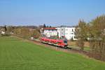 DB Regio Hessen PESA Link 633 005 am 07.04.19 bei Dreieich Offenthal als RB61