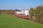 DB Regio Hessen PESA Link 633 005 am 07.04.19 bei Dreieich Offenthal als RB61