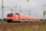 DB 146 116-9 schiebt RE 8 nach Hannover in Dedensen-Gümmer 7.9.2019