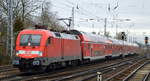 RE1 nach Frankfurt/Oder mit  DB Regio AG [D]  182 006  [NVR-Nummer: 91 80 6182 006-7 D-DB] am 11.12.19 Berlin Hirschgarten.