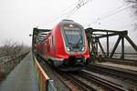 DB Regio Bombardier Twindexx 445 060 am 06.01.20 auf der Main Neckar Brücke in Frankfurt