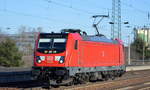 DB Regio AG [D] mit  147 015  [NVR-Nummer: 91 80 6147 015-2 D-DB] am 21.01.20 Durchfahrt Bf.