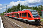 RE6 aus Wittenberge Richtung Berlin Gesundbrunnen mit DB Regio  648 609  (NVR: 95 80 0 648 609-5 D-DB ABpd....) +  648 ???  am 08.06.20 Bf.