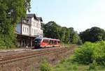 642 237 (Erzgebirgsbahn) fuhr am 14.09.19 einen Sonderzug von Olbernhau nach Katzhütte.