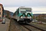 Westfrankenbahn 628 436 Anna und 628 673 Maria auf Abschiedsfahrt am 01.12.19 in Wertheim 