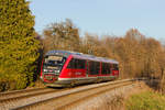 642 171 als RE Crailsheim-Heilbronn am 18.12.2020 zwischen Neuenstein und Öhringen.