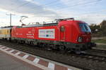 DB Systemtechnik 193 969 mit dem Mess 94425 nach Vieselbach, am 08.11.2022 in Neudietendorf. 