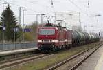 Delta Rail 143 650 / 243 650 und 143 559 / 243 559 - Bf Anklam am 18.04.2021