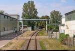 Eine Fahrt auf der Bahnstrecke Dessau–Gohrau-Rehsen (KBS 257) mit 670 003-2  Fürstin Louise  der Dessauer Verkehrs- und Eisenbahngesellschaft (DVE) als DWE75710 von Dessau Hbf nach