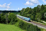 223 063 mit ALX 84107 (Hergatz - München Hbf) am 18.07.2020 bei Martinszell