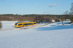 1648 712 als OPB 79735 von Marktredwitz nach Regensburg Hbf bei Reuth bei Erbendorf, 06.01.2017