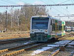 Ausfahrt VT 66 (95 80 0650 566-2 D-DLB) der Vogtlandbahn am 24.