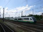 3 Desiros der Vogtlandbahn am 14.08.2007 in Regensburg.