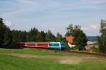 223 063 mit R352  Jan Hus  am 23.08.2009 bei Furth im Wald.