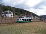 654 047 (VT47) als VBG83144 in Zwota-Zechenbach, 6.4.010. (Gru an den Tf!)