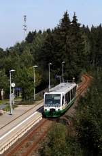 654 032 (VT32) als VBG20813 in Schneck am Hp Ferienpark, 23.8.011.