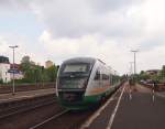 VT10B Voghtlandbahn im Bahnhof Weiden in der Oberpfalz am 29.04.2014.