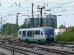 VT10 beim Rangieren am 08.08.2014 im Regensburger Hauptbahnhof.