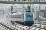 183 004 am 16.01.10 mit Alx 87006 nach Hof am S-Bahnhalt Mnchen-Hirschgarten