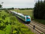 183 005 mit ALX 84113 bei Langenbach(Oberbay) am 08.08.2011