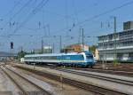 183 002 bei einer Rangierfahrt am 16.07.2013 in Regensburg Hbf.