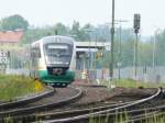 Vogtlandbahn nach Regensburg Hbf in Wiesau (Oberpf)