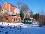 VT46 als VBG83120 in Klingenthal, 29.1.09.