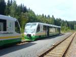 VT33 und VT45 im Sommer 2008 in Zwotental.